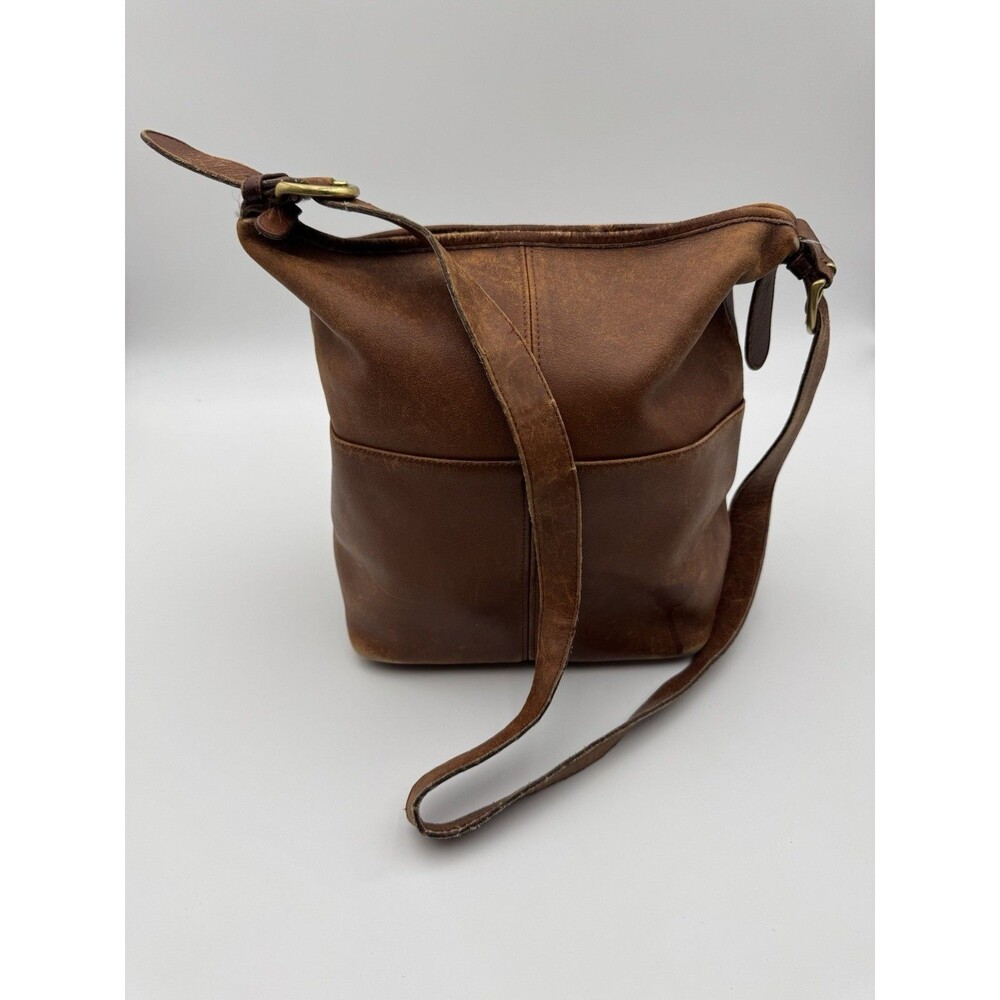 Vintage Coach 4141 Brown Bucket Crossbody Shoulder Bag USA Made